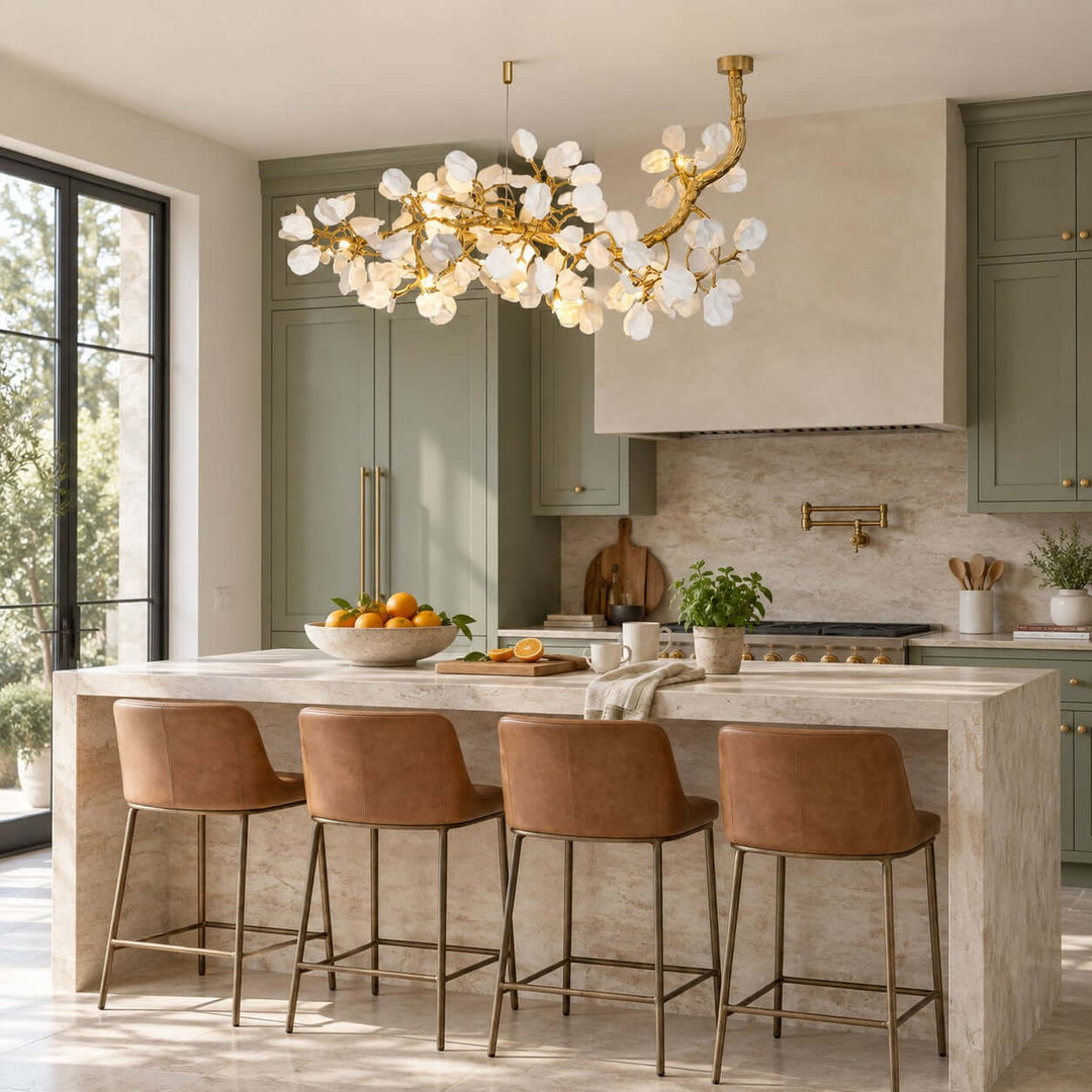 Fenrali Modern Linear Chandelier for Dining Rooms and Kitchen Islands