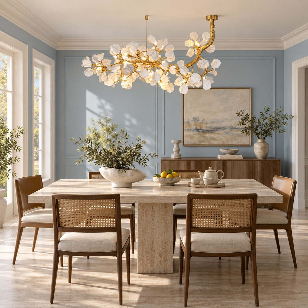 Fenrali Modern Linear Chandelier for Dining Rooms and Kitchen Islands
