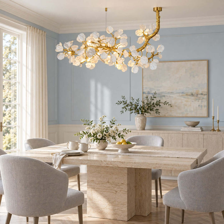 Fenrali Modern Linear Chandelier for Dining Rooms and Kitchen Islands