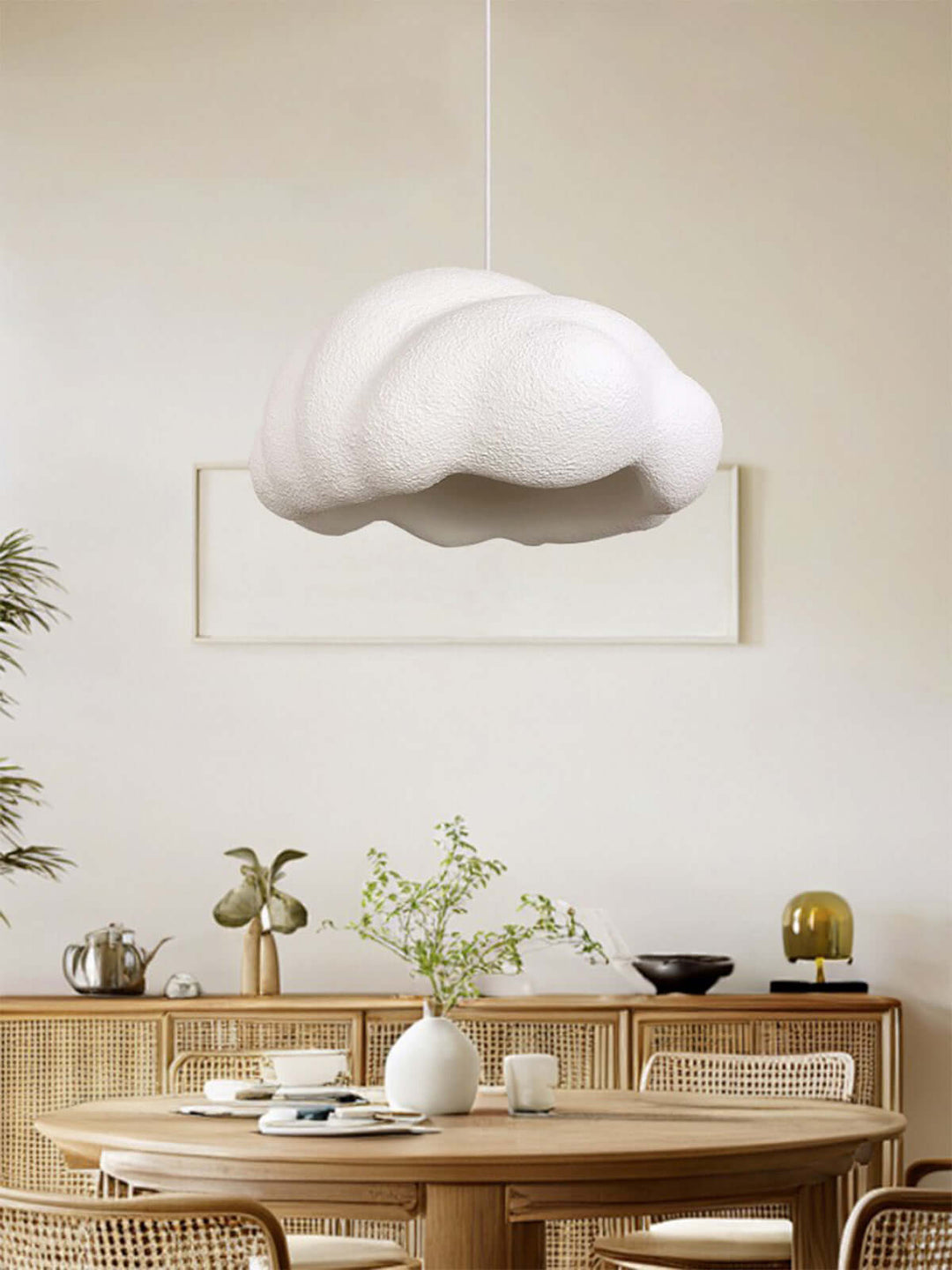 Feyno Resin Pendant Lamp - Nordic Cream Style Creative Pendant Light