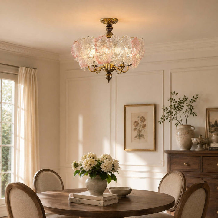 Floravine Ceiling Lamp - Vintage Glass Ceiling Light for Bedroom | Vinlighting