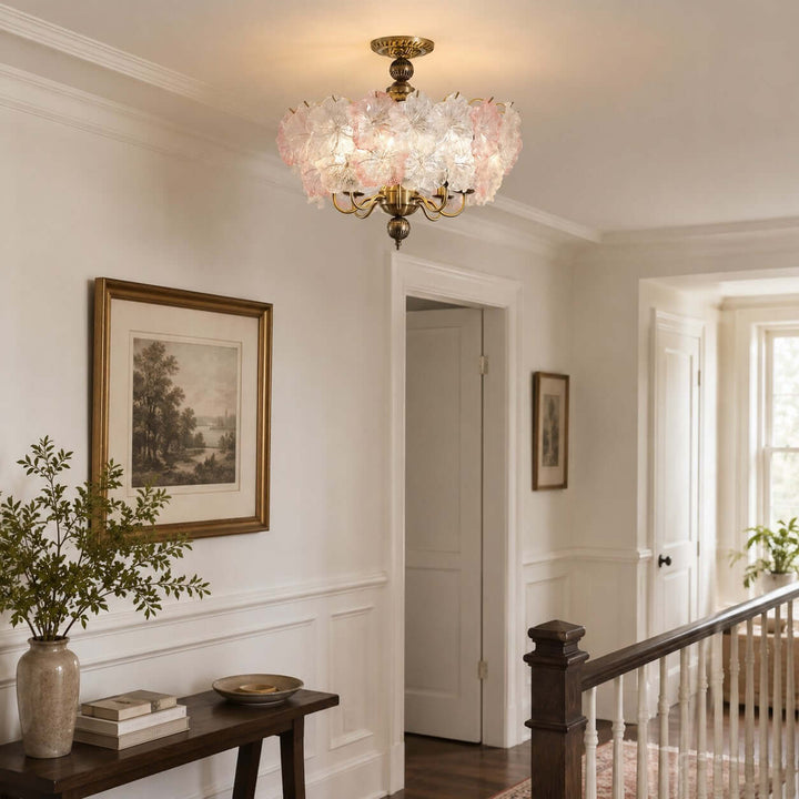 Floravine Ceiling Lamp - Vintage Glass Ceiling Light for Bedroom | Vinlighting