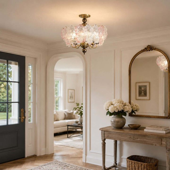 Floravine Ceiling Lamp - Vintage Glass Ceiling Light for Bedroom | Vinlighting