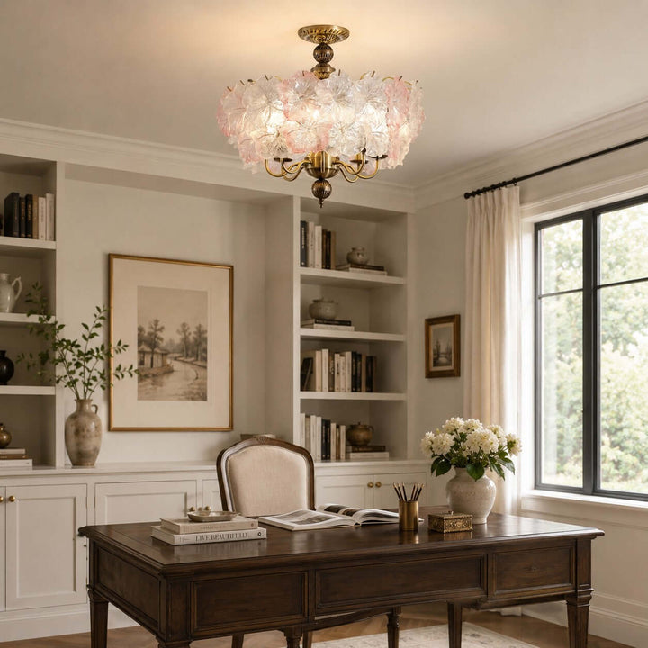Floravine Ceiling Lamp - Vintage Glass Ceiling Light for Bedroom | Vinlighting
