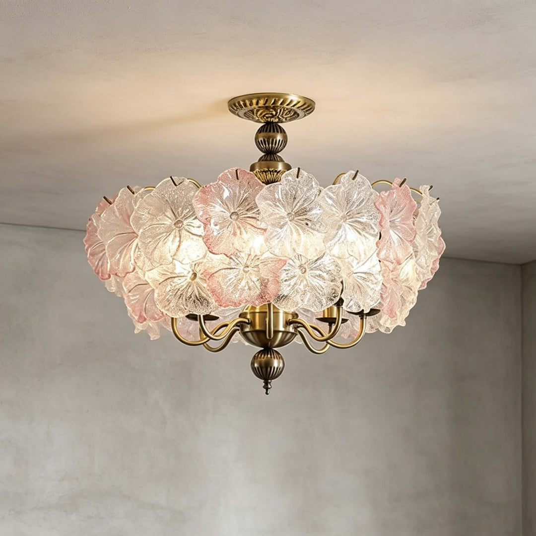 Floravine Ceiling Lamp - Vintage Glass Ceiling Light for Bedroom | Vinlighting