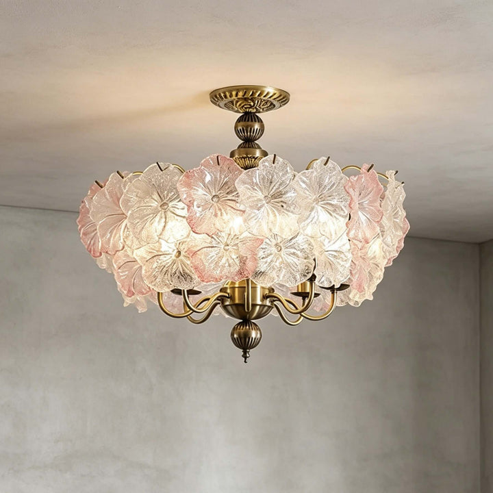 Floravine Ceiling Lamp - Vintage Glass Ceiling Light for Bedroom | Vinlighting