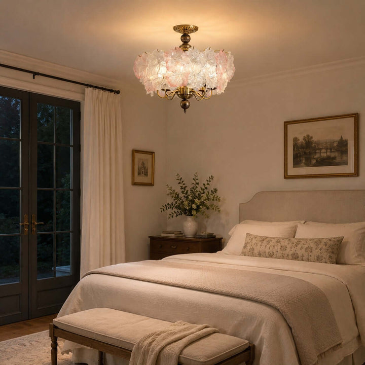 Floravine Ceiling Lamp - Vintage Glass Ceiling Light for Bedroom | Vinlighting