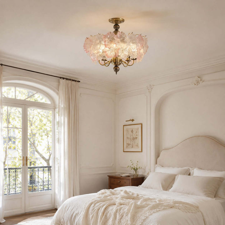 Floravine Ceiling Lamp - Vintage Glass Ceiling Light for Bedroom | Vinlighting