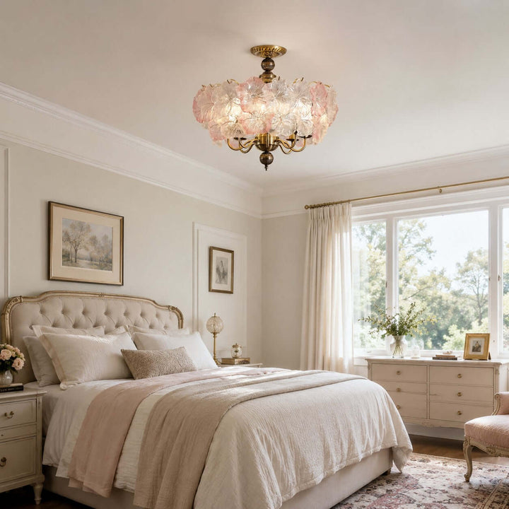 Floravine Ceiling Lamp - Vintage Glass Ceiling Light for Bedroom | Vinlighting