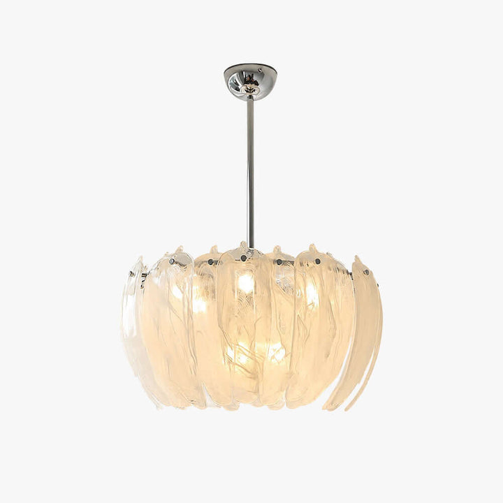 Floren Chandelier, Floral Glass Light for Living Room Decor Home