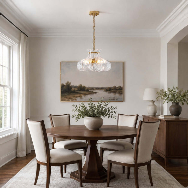 Florvia Pendant Light | French Glass Light for Entryway and Foyer