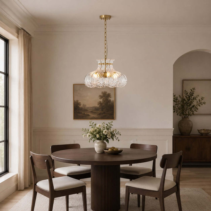 Florvia Pendant Light | French Glass Light for Entryway and Foyer