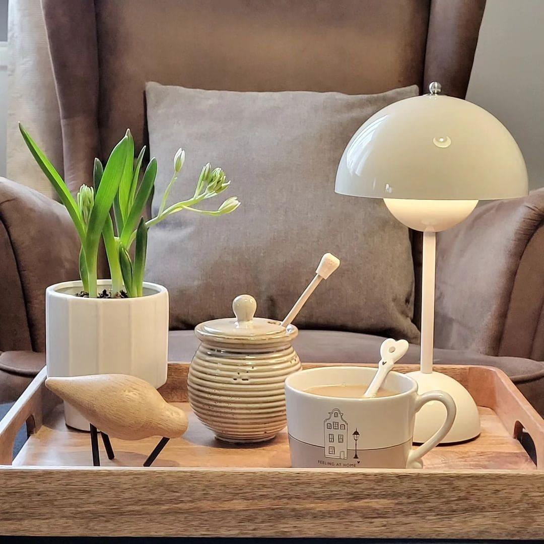 Flowerpot Charging Table Lamp -Rechargeable & Portable | Vinlighting | Vinlighting | Vinlighting