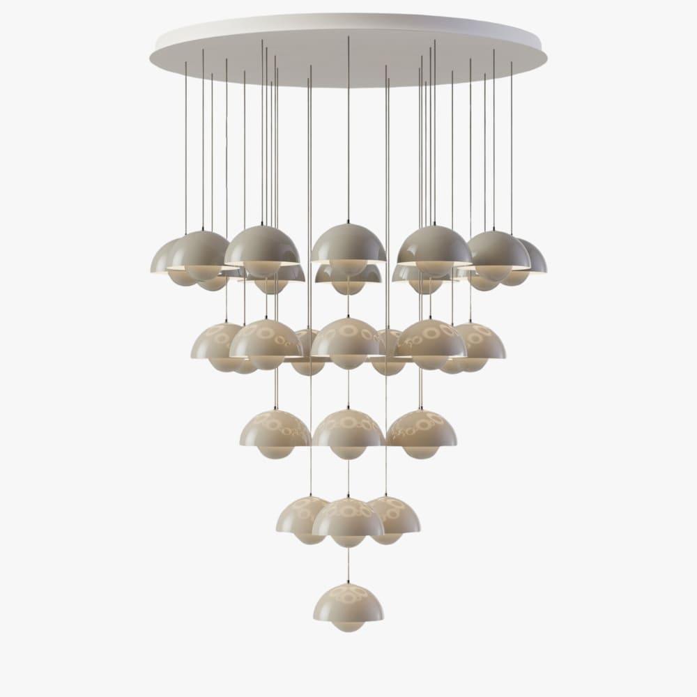 Flowerpot Combination Chandelier - High Ceiling Modern Lighting | Vinlighting | Vinlighting