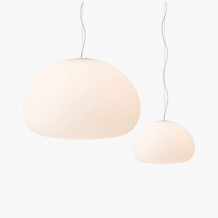 Fluid Pendant Lamp – Simple Cloud Shape Modern Glass Chandelier | Vinlighting | Vinlighting