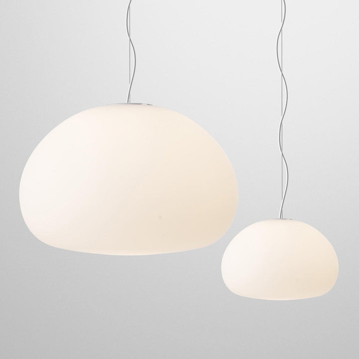 Fluid Pendant Lamp – Simple Cloud Shape Modern Glass Chandelier | Vinlighting | Vinlighting