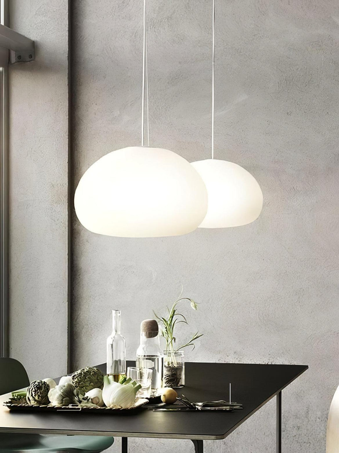 Fluid Pendant Lamp – Simple Cloud Shape Modern Glass Chandelier | Vinlighting | Vinlighting