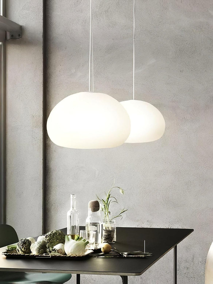 Fluid Pendant Lamp – Simple Cloud Shape Modern Glass Chandelier | Vinlighting | Vinlighting
