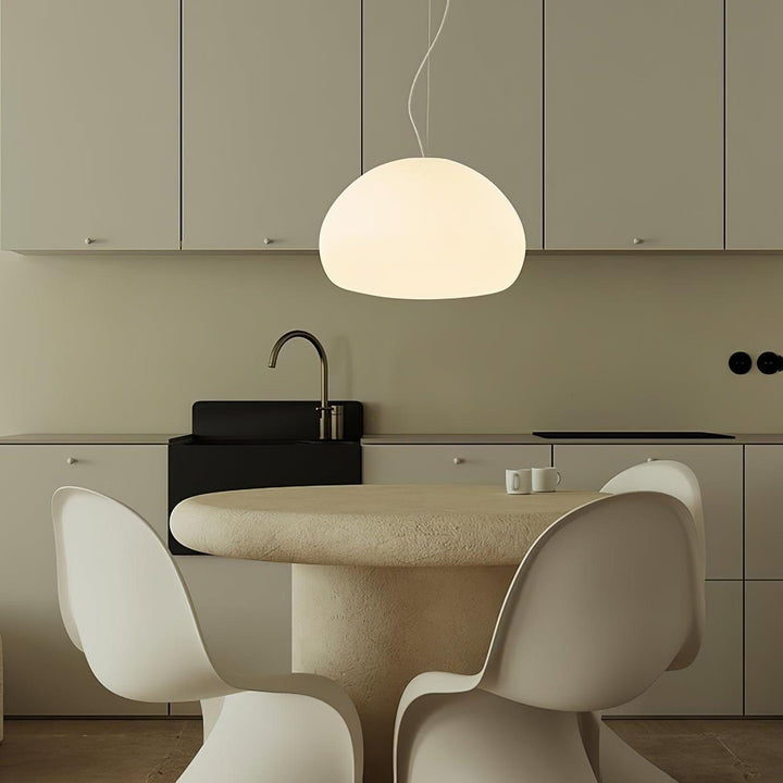 Fluid Pendant Lamp – Simple Cloud Shape Modern Glass Chandelier | Vinlighting | Vinlighting