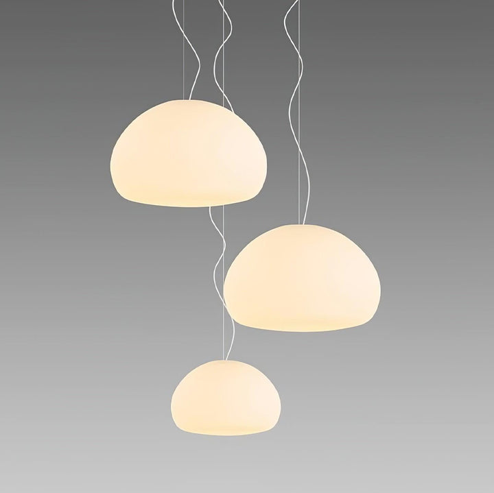 Fluid Pendant Lamp – Simple Cloud Shape Modern Glass Chandelier | Vinlighting | Vinlighting