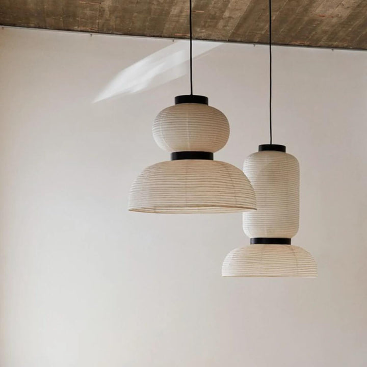 Formakami Pendant Light | Mid Century Lantern | Hanging Paper Lamp | Vinlighting | Vinlighting