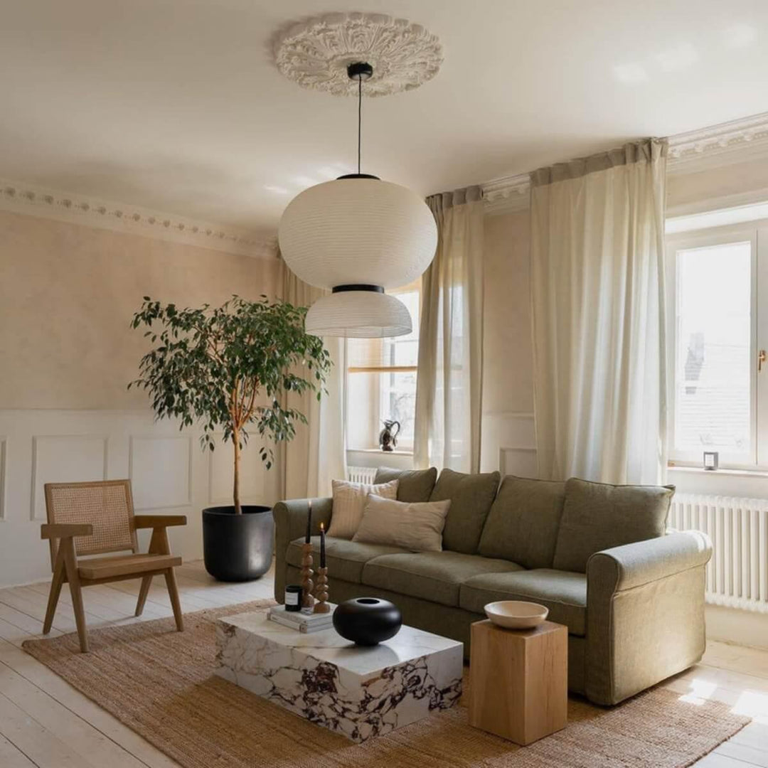 Formakami Pendant Light | Mid Century Lantern | Hanging Paper Lamp | Vinlighting | Vinlighting