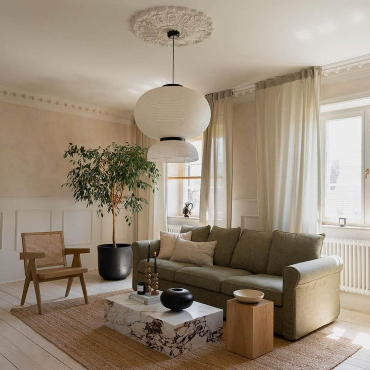 Formakami Pendant Light | Mid Century Lantern | Hanging Paper Lamp | Vinlighting | Vinlighting