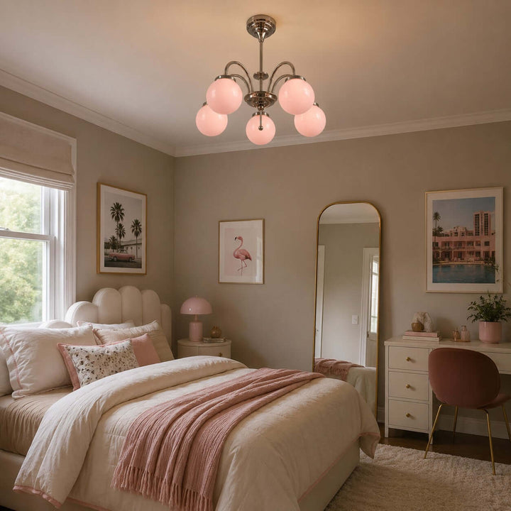 Foster Chandelier – Mid Century Glass Dining Room Chandelier | Vinlighting