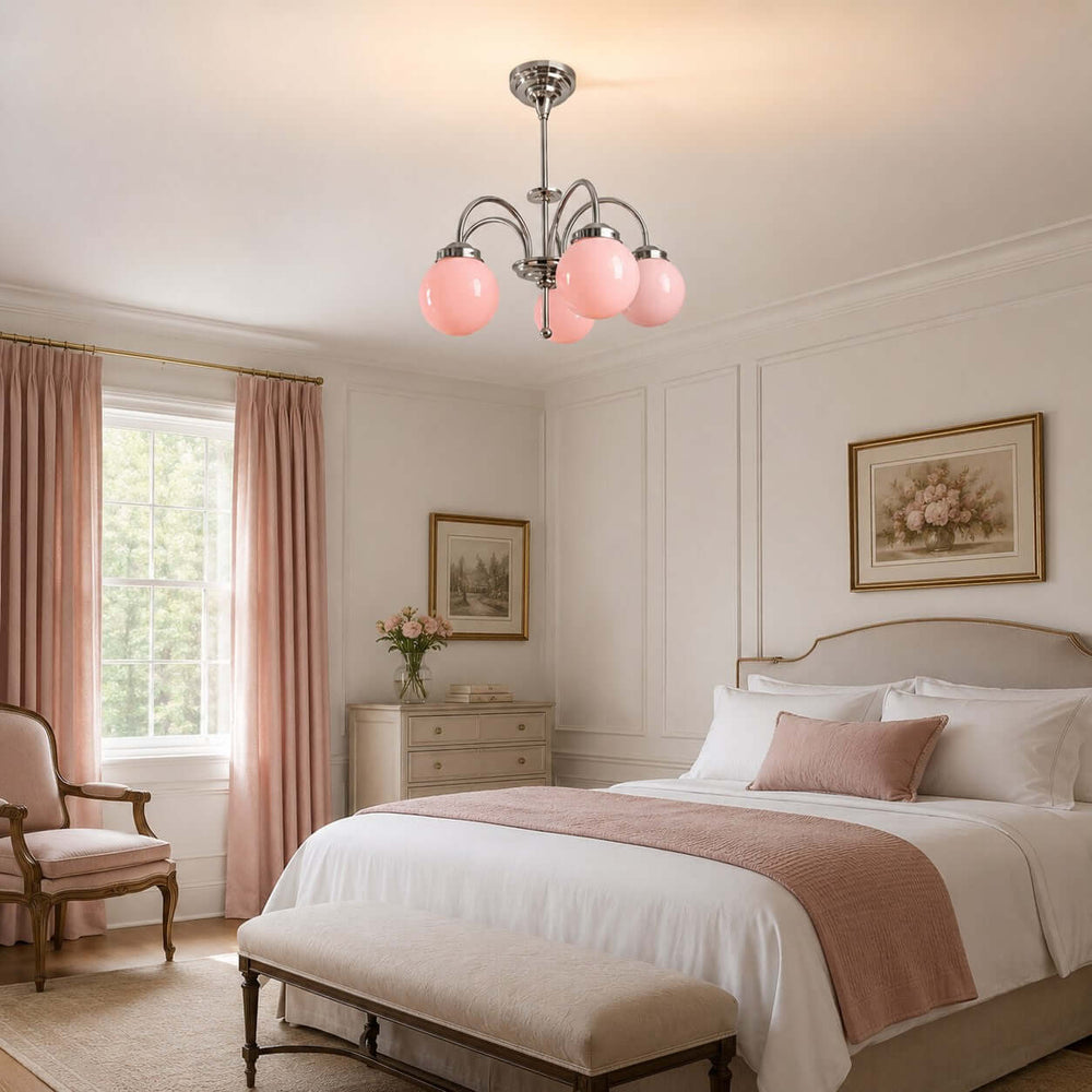 Foster Chandelier – Mid Century Glass Dining Room Chandelier | Vinlighting