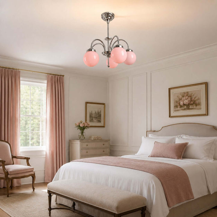 Foster Chandelier – Mid Century Glass Dining Room Chandelier | Vinlighting
