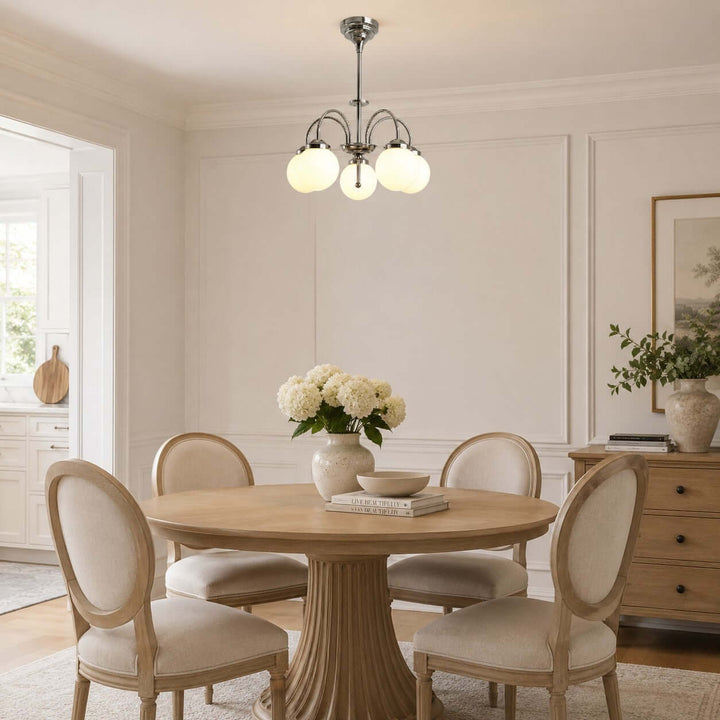 Foster Chandelier – Mid Century Glass Dining Room Chandelier | Vinlighting