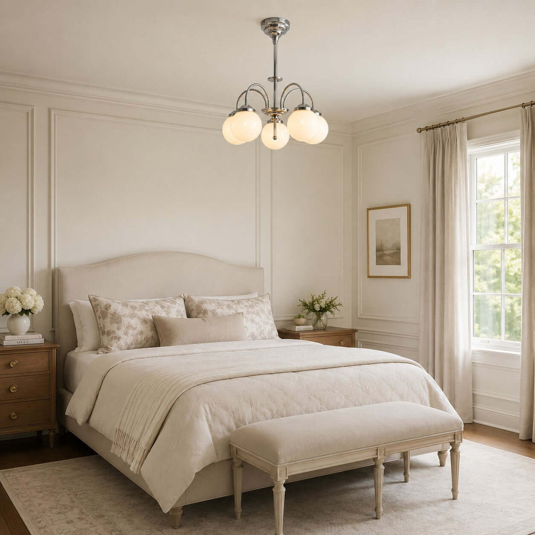 Foster Chandelier – Mid Century Glass Dining Room Chandelier | Vinlighting