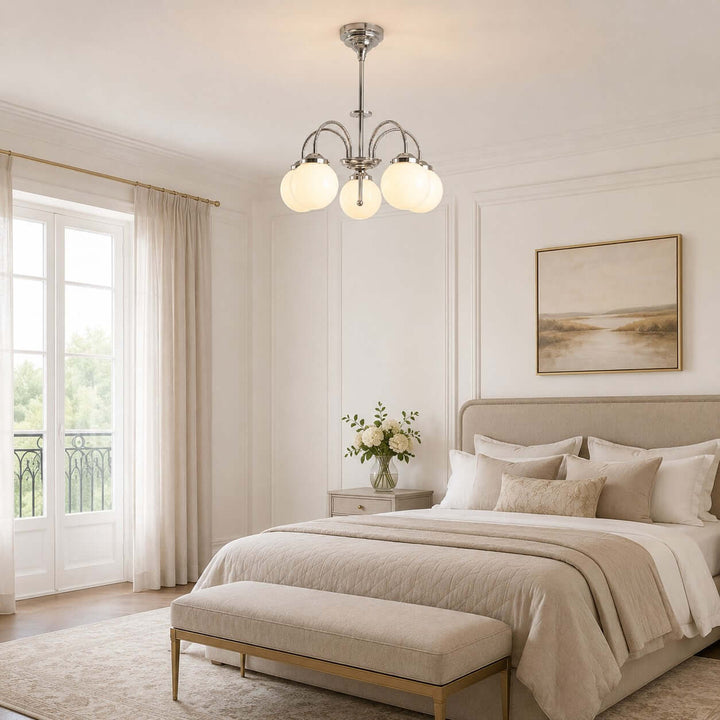 Foster Chandelier – Mid Century Glass Dining Room Chandelier | Vinlighting