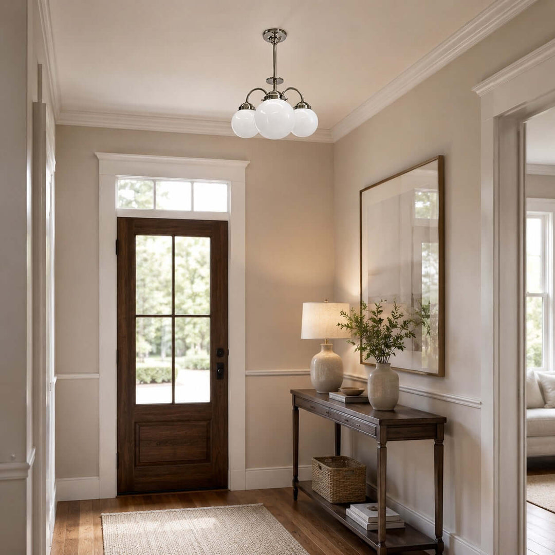 Foster Chandelier – Mid Century Glass Dining Room Chandelier | Vinlighting