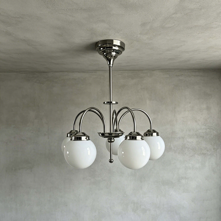 Foster Chandelier – Mid Century Glass Dining Room Chandelier | Vinlighting
