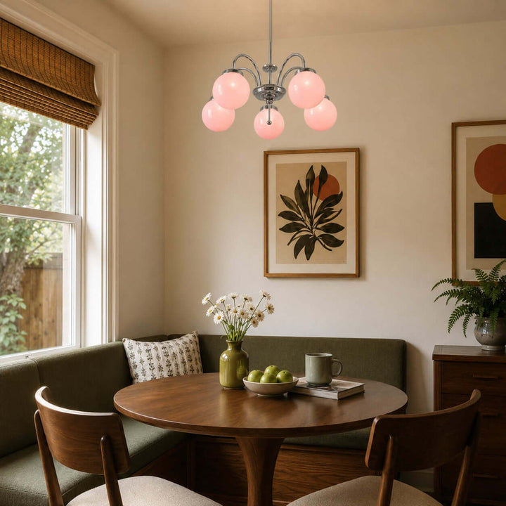 Foster Chandelier – Mid Century Glass Dining Room Chandelier | Vinlighting