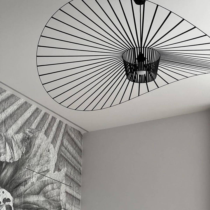 French Vertigo Fiberglass Chandelier - Modern Art Deco Vintage Light | Vinlighting | Vinlighting