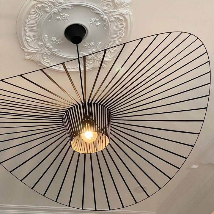 French Vertigo Fiberglass Chandelier - Modern Art Deco Vintage Light | Vinlighting | Vinlighting