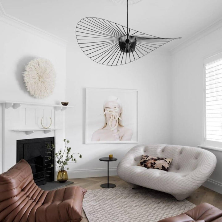 French Vertigo Fiberglass Chandelier - Modern Art Deco Vintage Light | Vinlighting | Vinlighting