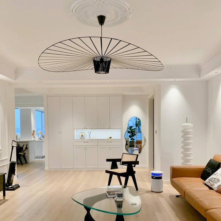 French Vertigo Fiberglass Chandelier - Modern Art Deco Vintage Light | Vinlighting | Vinlighting