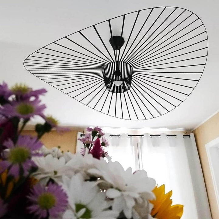 French Vertigo Fiberglass Chandelier - Modern Art Deco Vintage Light | Vinlighting | Vinlighting