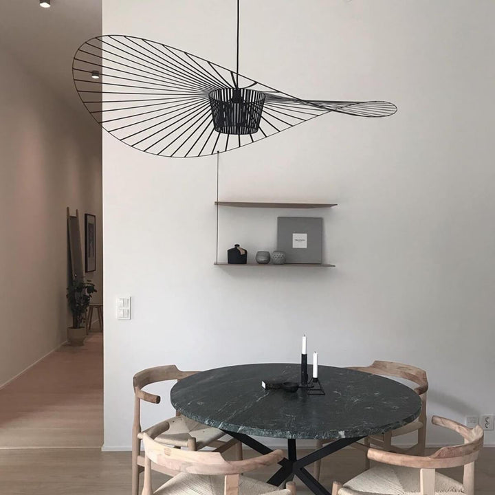 French Vertigo Fiberglass Chandelier - Modern Art Deco Vintage Light | Vinlighting | Vinlighting