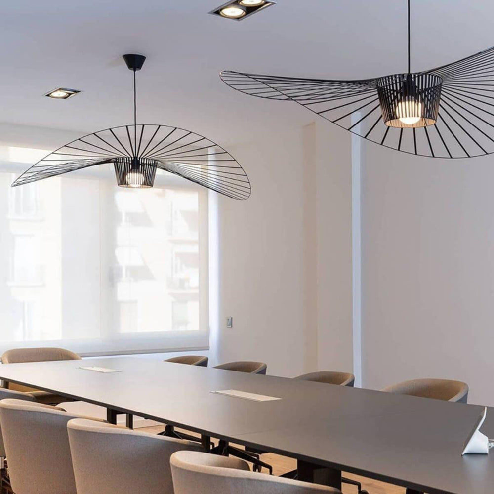 French Vertigo Fiberglass Chandelier Modern Vintage Light | Vinlighting | Vinlighting