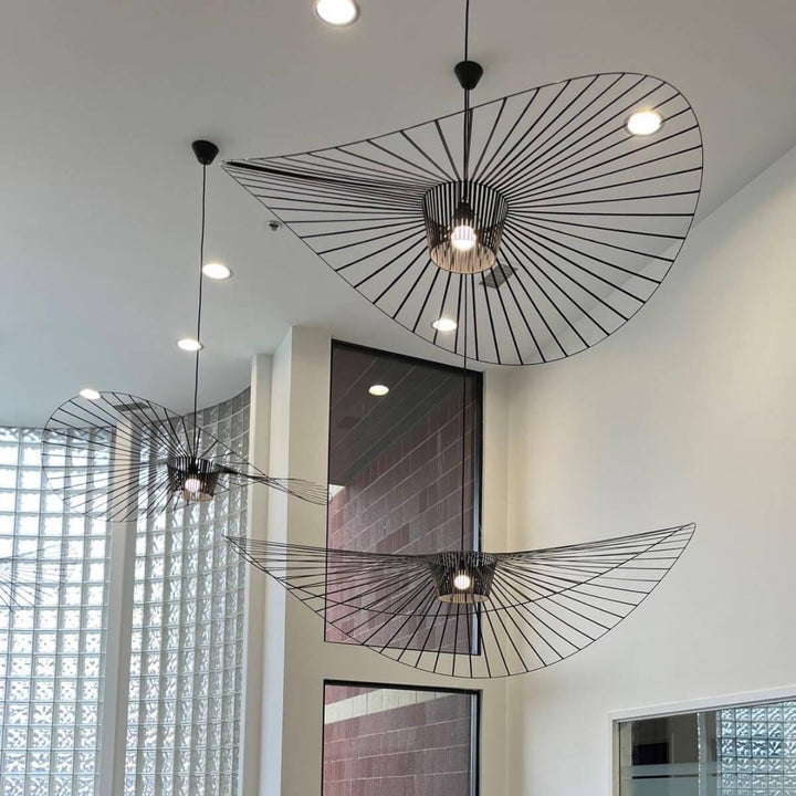 French Vertigo Fiberglass Chandelier Modern Vintage Light | Vinlighting | Vinlighting