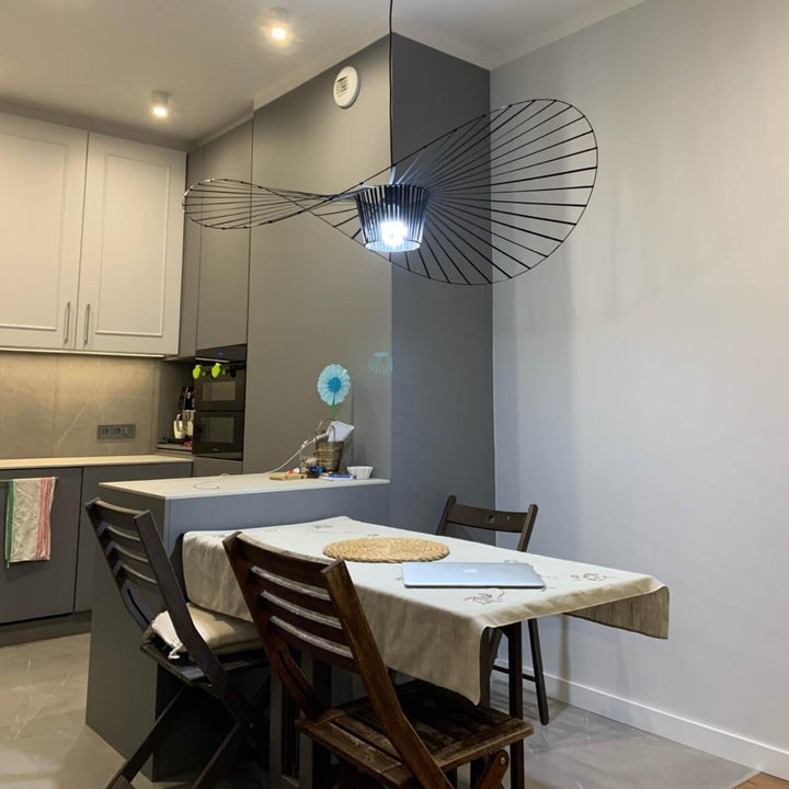 French Vertigo Fiberglass Chandelier Modern Vintage Light | Vinlighting | Vinlighting