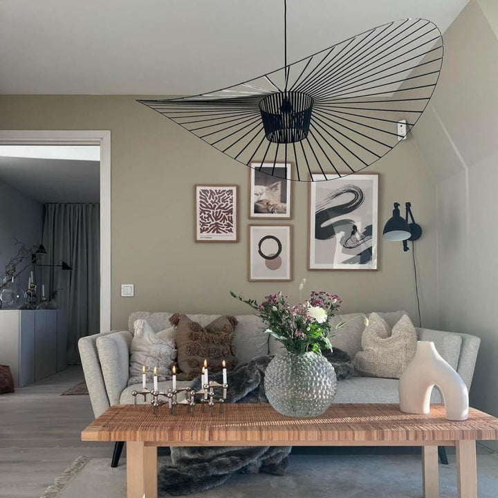French Vertigo Fiberglass Chandelier Modern Vintage Light | Vinlighting | Vinlighting