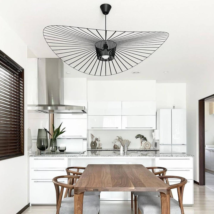 French Vertigo Fiberglass Chandelier Modern Vintage Light | Vinlighting | Vinlighting