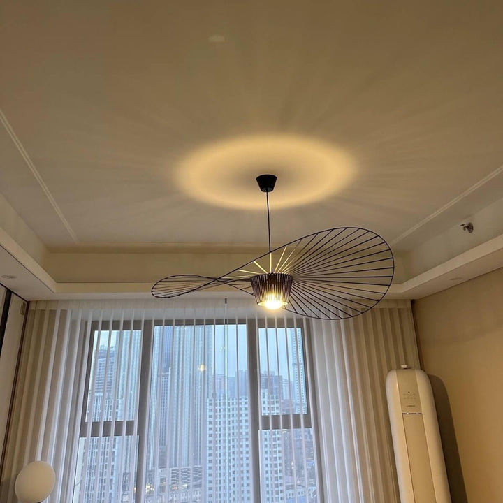 French Vertigo Fiberglass Chandelier Modern Vintage Light | Vinlighting | Vinlighting