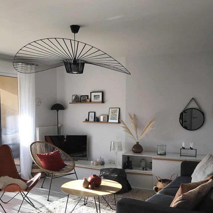 French Vertigo Fiberglass Chandelier Modern Vintage Light | Vinlighting | Vinlighting