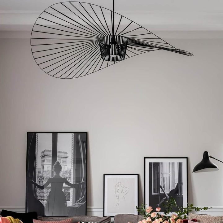 French Vertigo Fiberglass Chandelier Modern Vintage Light | Vinlighting | Vinlighting
